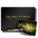 Gold, Mypictures Icon