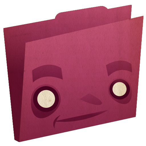 Folder, Pink Icon