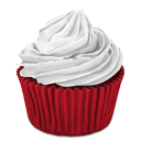 Cupcake, Red Icon