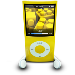 Ipod, Nano, Yellow Icon