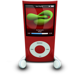 Ipod, Nano, Red Icon