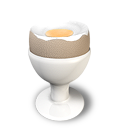 Boiled, Egg Icon