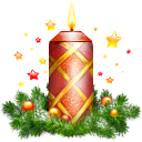 Candle, Christmas Icon