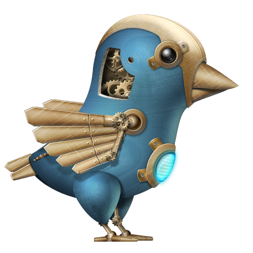 Bird, Steampunk, Twitter Icon