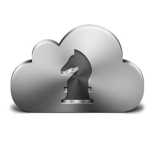 Cloud, Gamecenter, Silver Icon