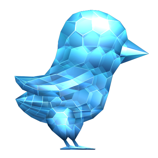 Bird, Crystal, Twitter Icon