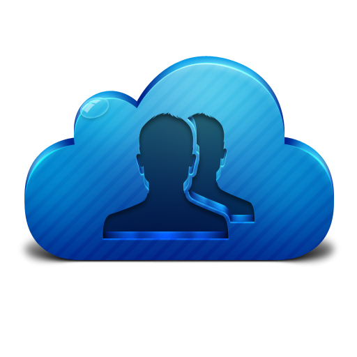 Cloud, Contacts Icon