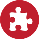 Puzzle, Red Icon