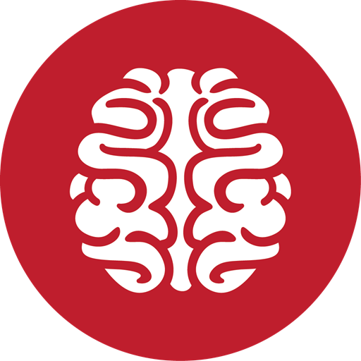 Brain, Games, Red Icon