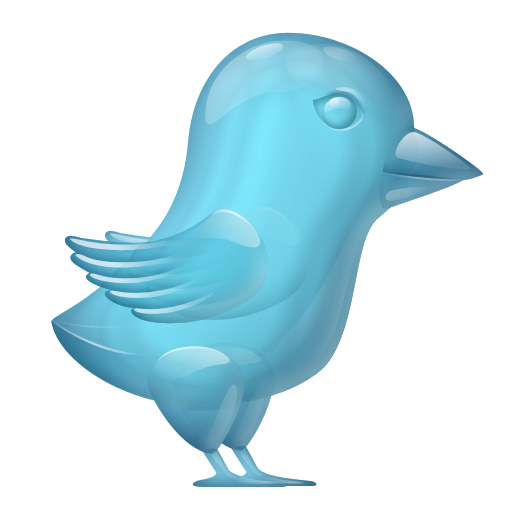 Bird, Glass, Twitter Icon