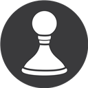 Chess, Game, Grey Icon