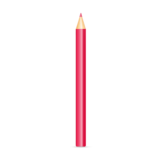 Pencil, Pink Icon