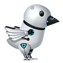 Bird, Futuristic, Twitter Icon