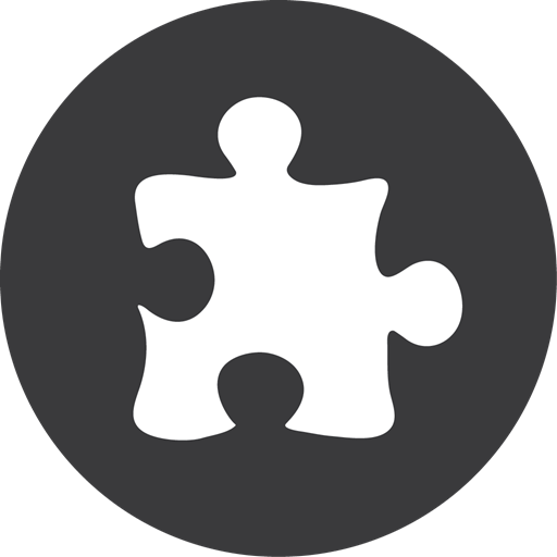 Grey, Puzzle Icon