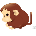 Monkey, Zodiac Icon