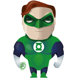 Green, Lantern Icon