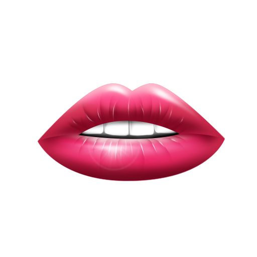 Lips, Red Icon