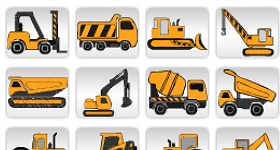 Free Construction Vehicles Icons