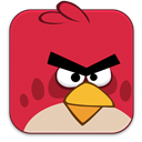 Angry, Birds, Red Icon