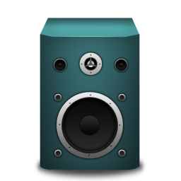 Speaker, Turquoise Icon