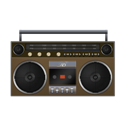 Boombox, Brown Icon