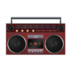 Boombox, Red Icon