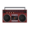 Boombox, Red Icon