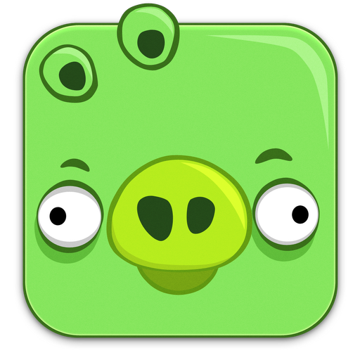 Angry, Birds, Pig Icon