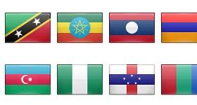 242 Flags Icons