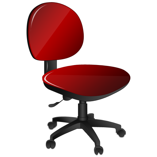 Chair, Ergonomic Icon