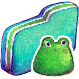 Folder, Frog, Green Icon