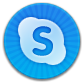 Round, Skype Icon