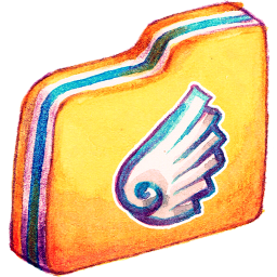 Folder, Wing Icon