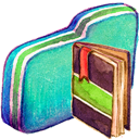 Folder, Green, Notebook Icon