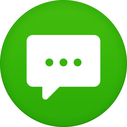 Circle, Flat, Messages Icon