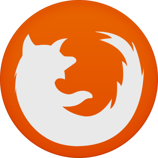 Circle, Firefox, Flat Icon
