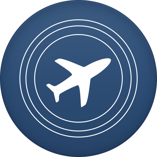 Circle, Flat, Flighttrack Icon