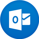 Circle, Flat, Outlook Icon