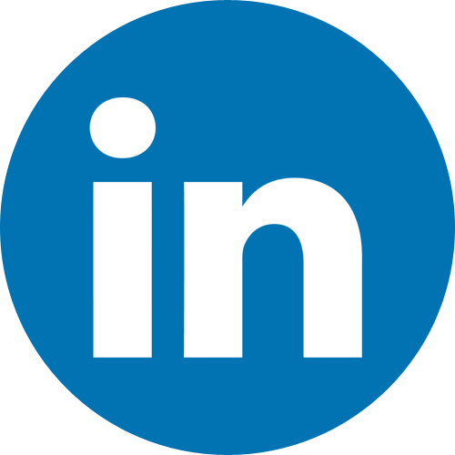 Linkedin, Round Icon