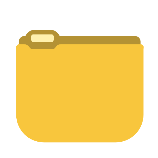 Folder, Yellow Icon
