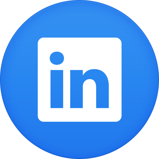 Circle, Flat, Linkedin Icon