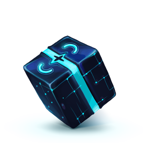 Blue, Cube Icon