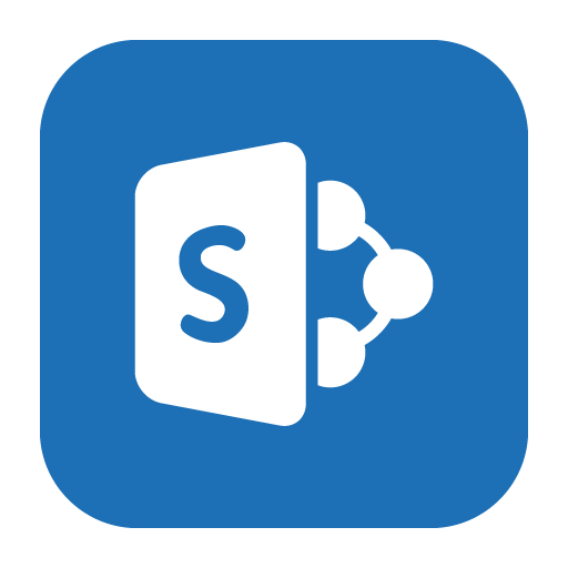 Sharepoint, Solid Icon