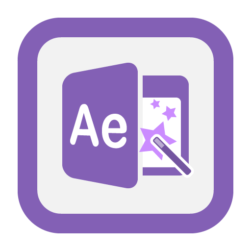 Aftereffects, Outline Icon