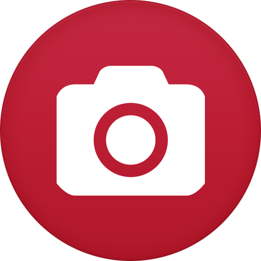 Camera, Circle, Flat Icon