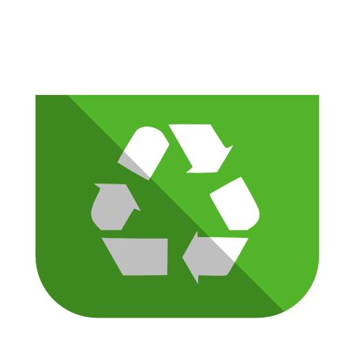 Bin, Full, Recycling Icon