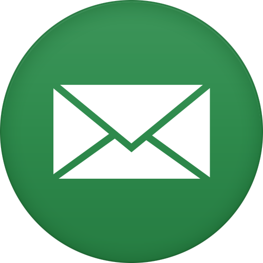 Circle, Email, Flat Icon
