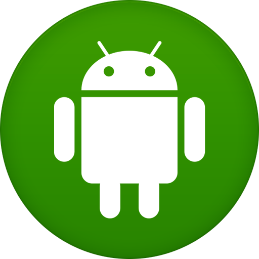 Android, Circle, Flat Icon
