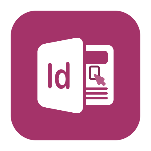 Indesign, Solid Icon