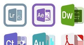 Adobe CS 6 Urbanized Icons